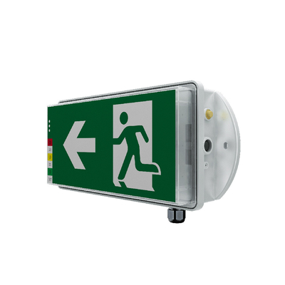 Luz de emergencia de salida LED montada en la pared 2200k-7000k 100-277V